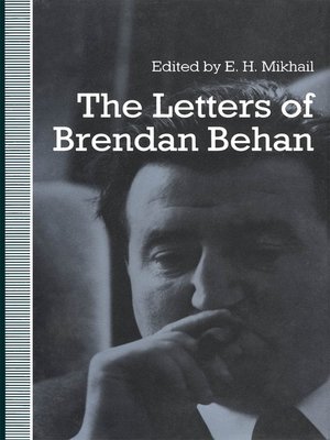 cover image of Letters of Brendan Behan